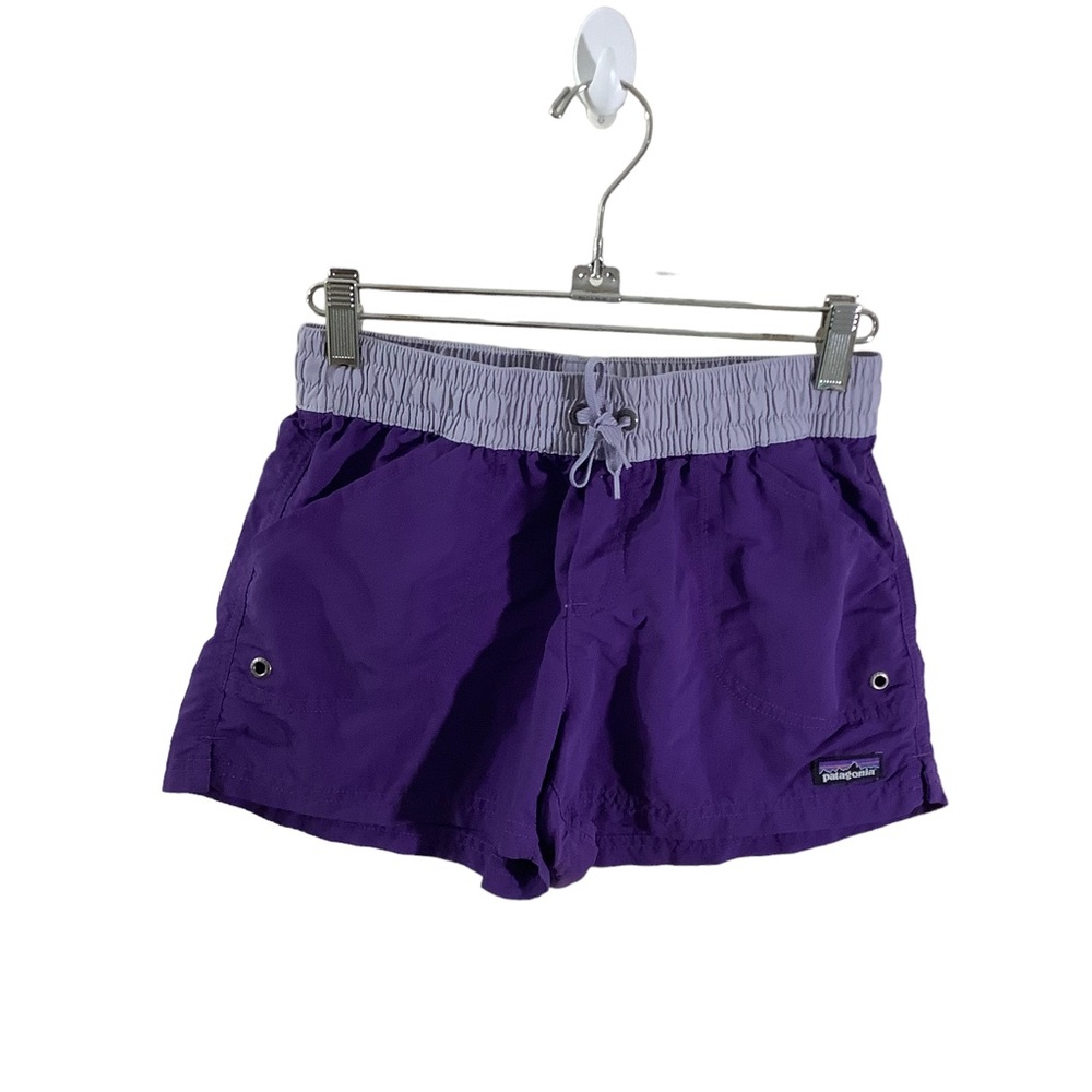 Patagonia Big Girls Purple Shorts